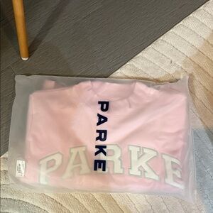 Parke Women's Light Pink Logo Sweatshirt